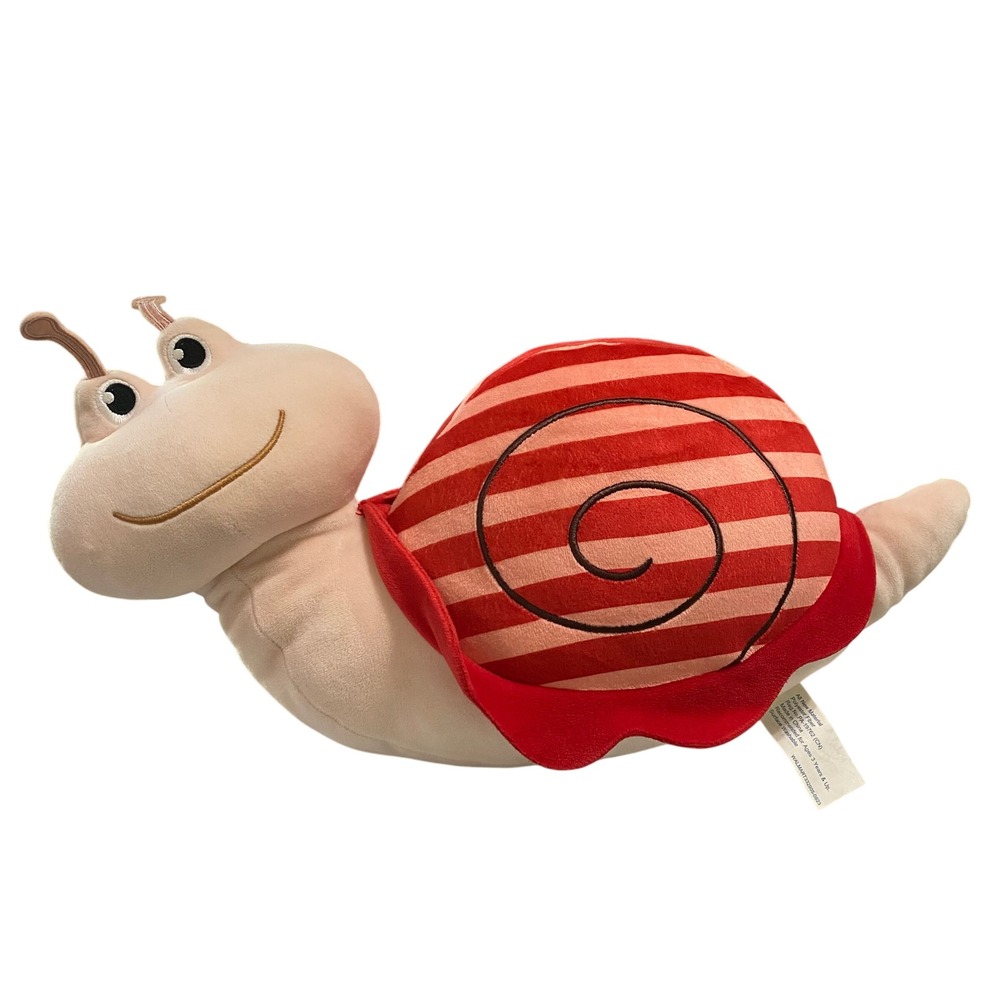 Walmart Plush Smiling Snail 16" Pink Anthropomorphic Super Soft Stuffed Animal
